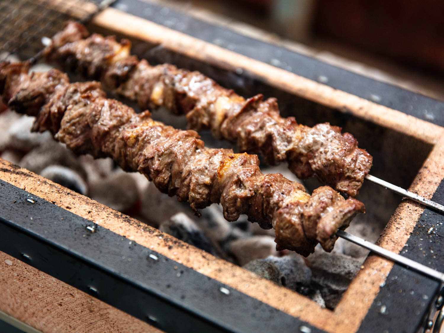 Grilling Kebabs