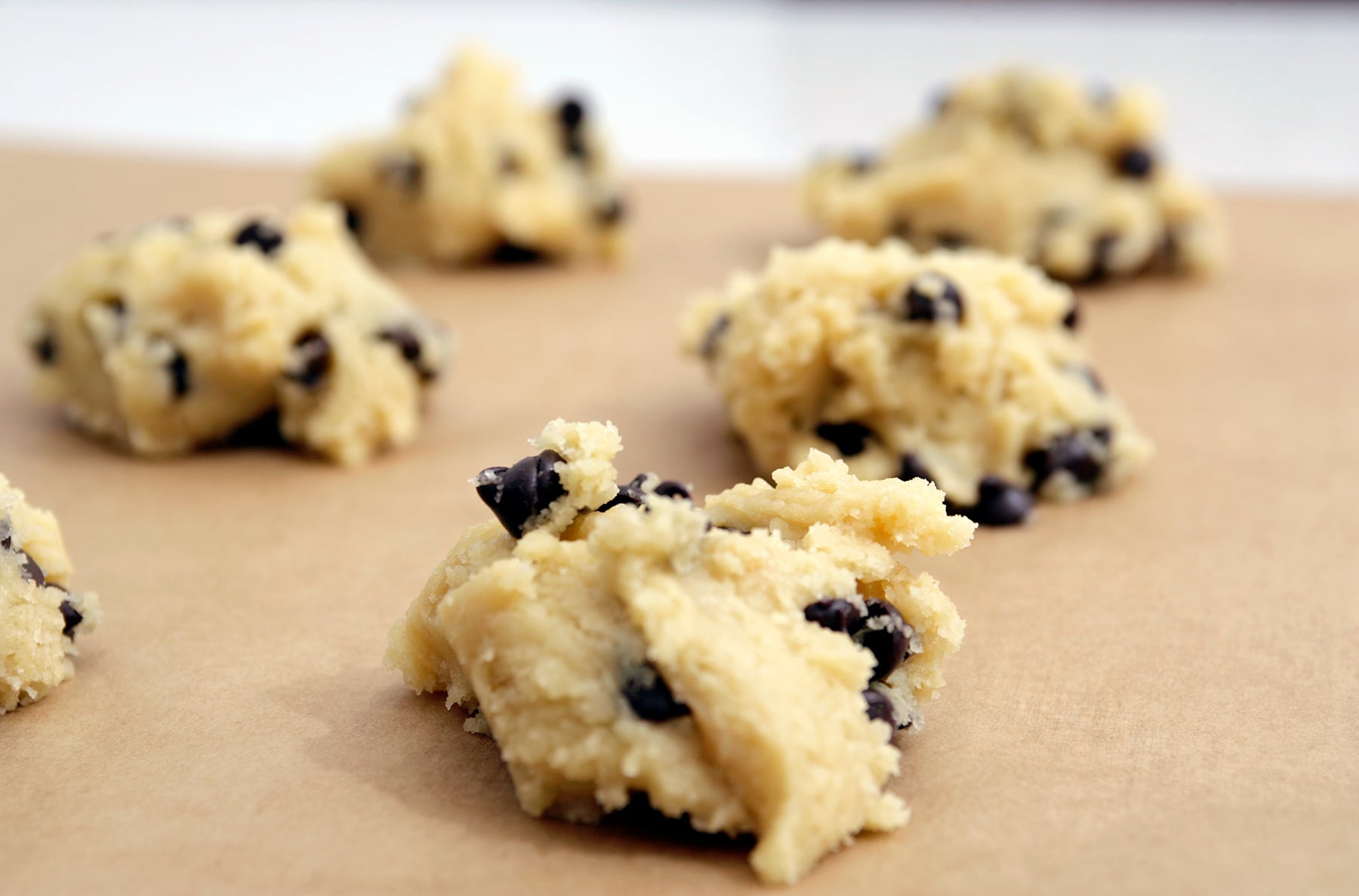 prepare dough to make cookies
