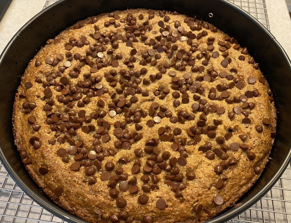 easy espresso chocolate chip cake