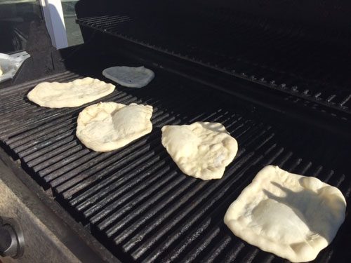 Homemade Naan Grilled 