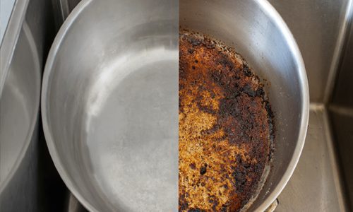 Using a Nonstick Pan on High Heat Isn't Ideal