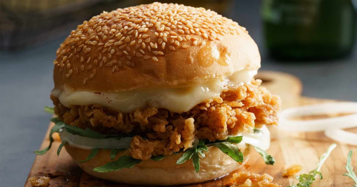 KFC-Style Zinger Burger Recipe