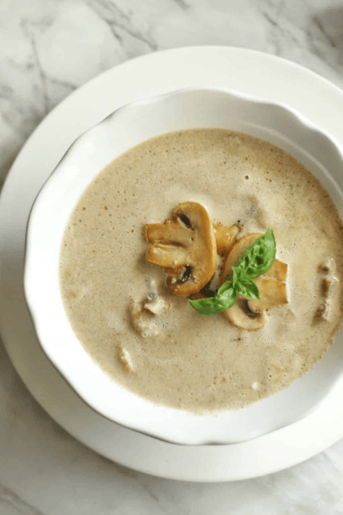Gluten-Free Keto Cream of Mushroom Soup