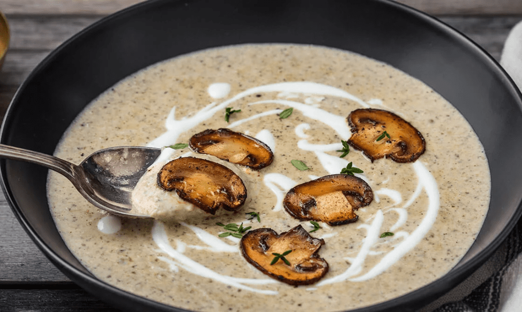 Is soup of mushroom cream keto