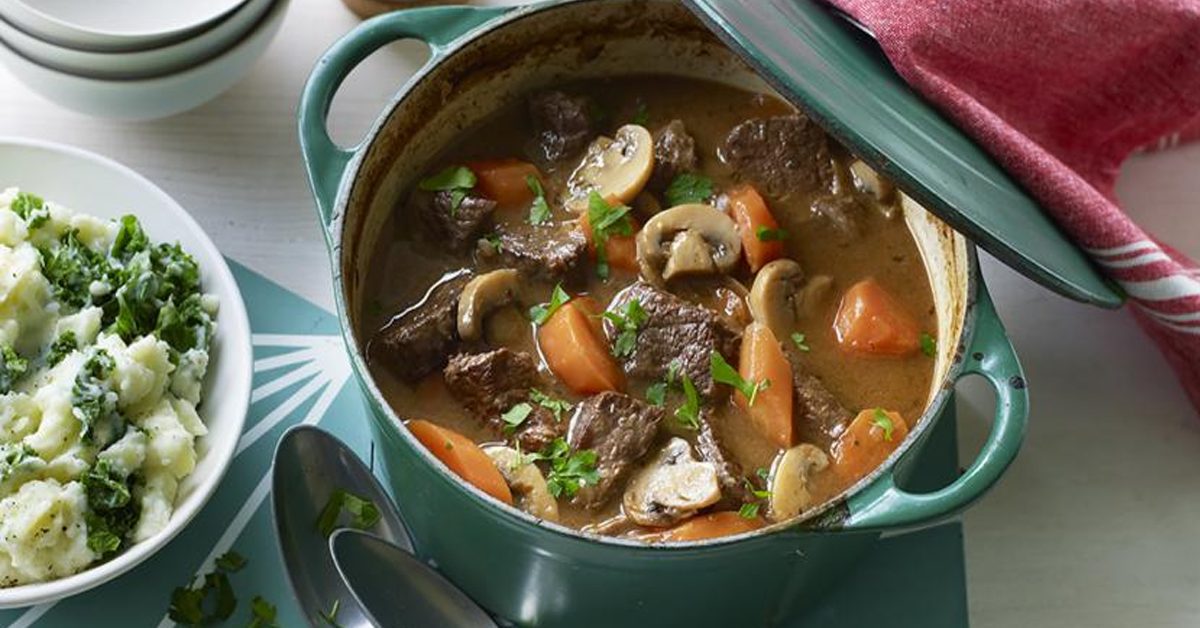 beef and mushroom stew recipe