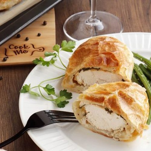 Chicken Meatloaf Wellington with Sun Dried Tomatoes Recipe