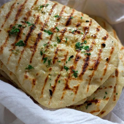 Easy Grilled Naan