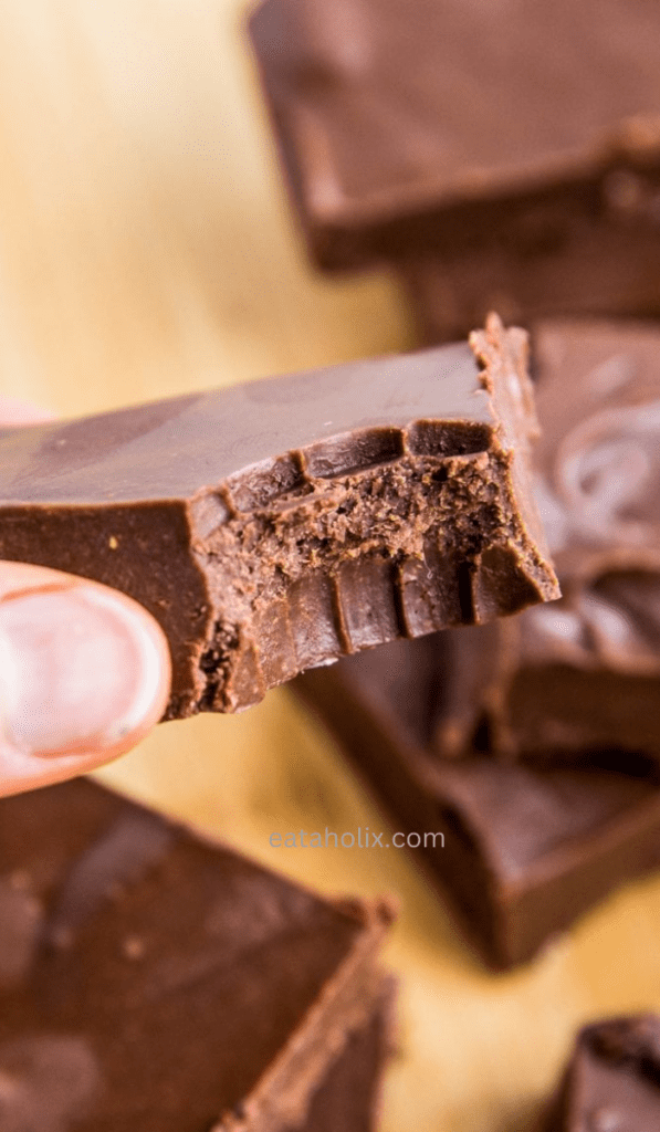 Make Keto Chocolate Peanut Butter Fudge Bars