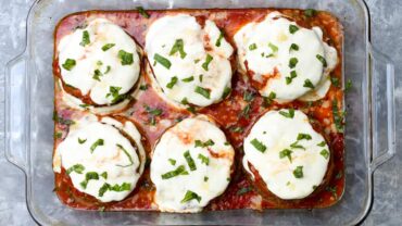 Keto Baked Eggplant Parmesan Slices