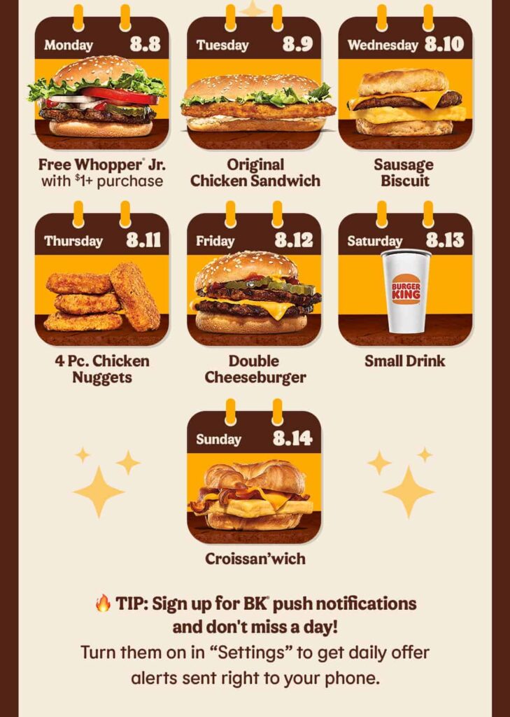 burger king canada menu with prices